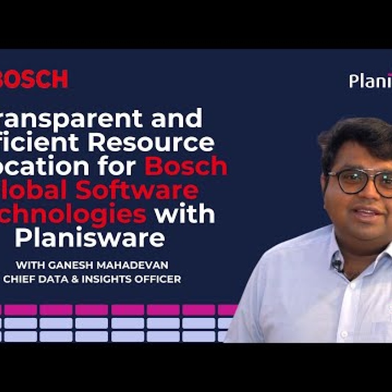 Transparent and Efficient Resource Allocation for Bosch Global Software Technologies with Planisware
